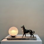 Art-deco lamp German shepherd