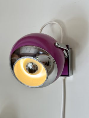 Space age 'eyeball' wandlampje