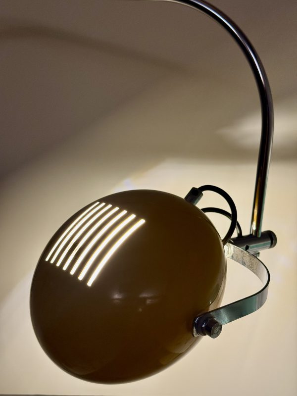 Gele Space age wandlamp, Herda