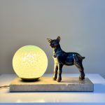 lammetje tafellamp art deco stijl