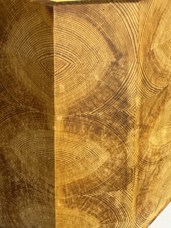 Scandinavische vintage houten lamp