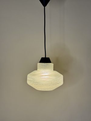 Erco hanglamp, gesponnen glas