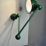 Jielde wandlamp 2-armen 1950/1960