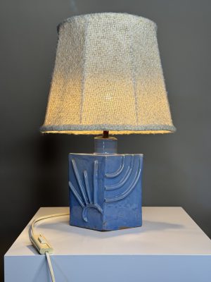 Franse lamp, keramiek voet