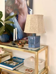 Franse lamp van keramiek