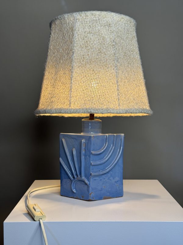 Franse lamp, keramiek voet