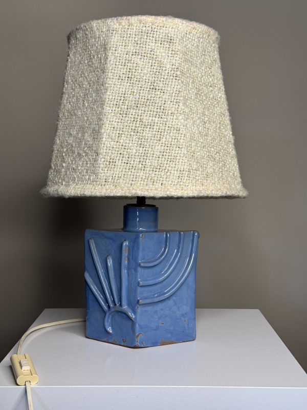 Franse lamp, keramiek voet